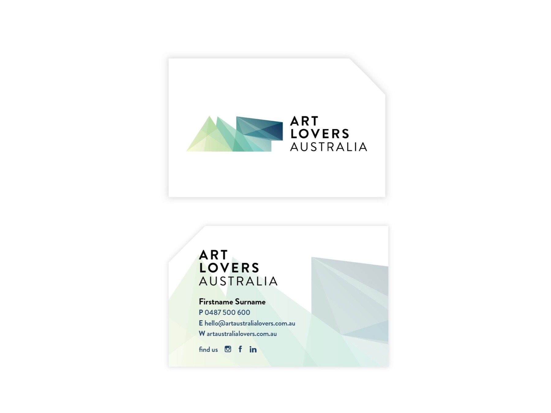Art Lovers Australia website design, screen 3 of 8