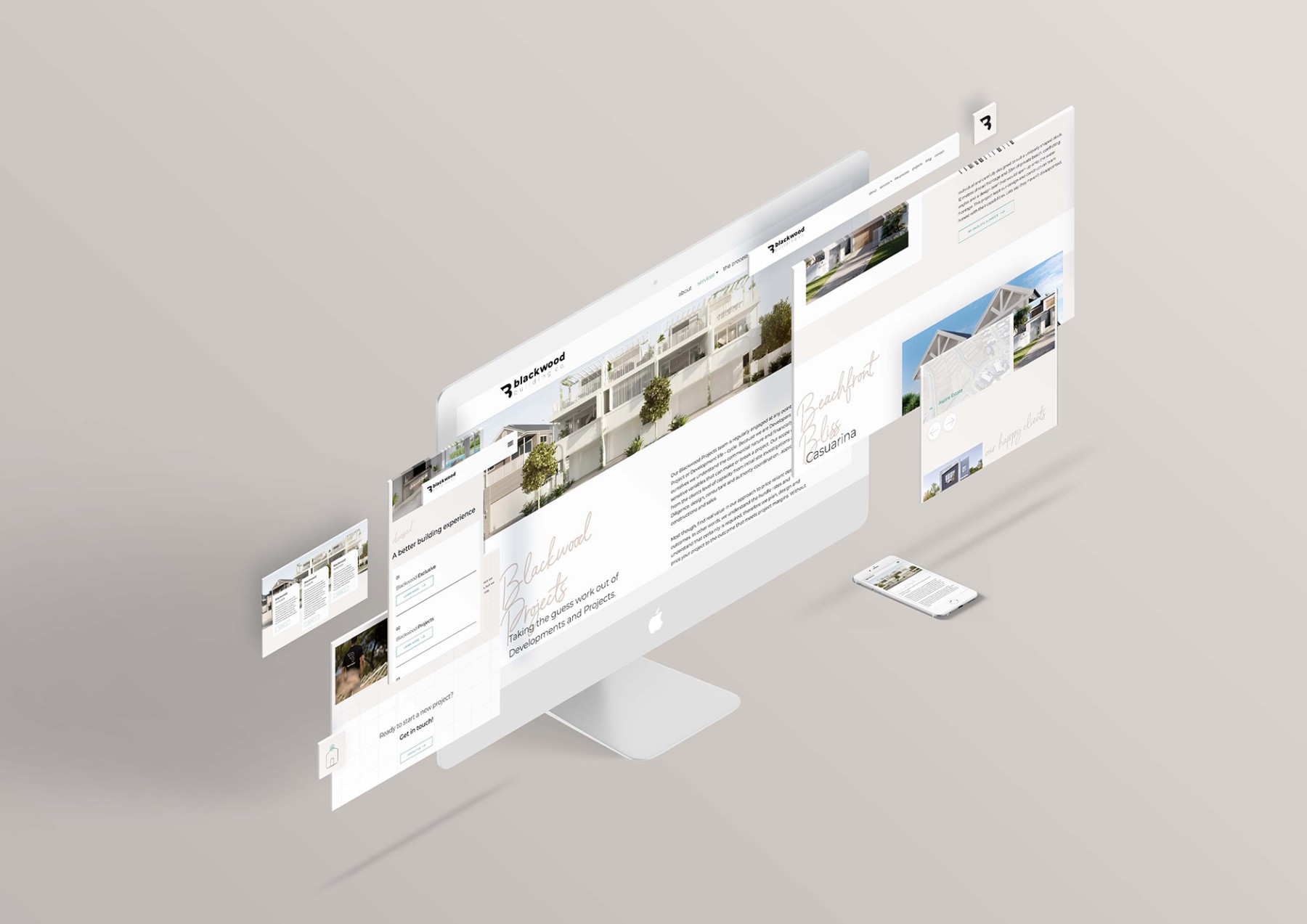 Blackwood Building Co. website design, screen 7 of 11
