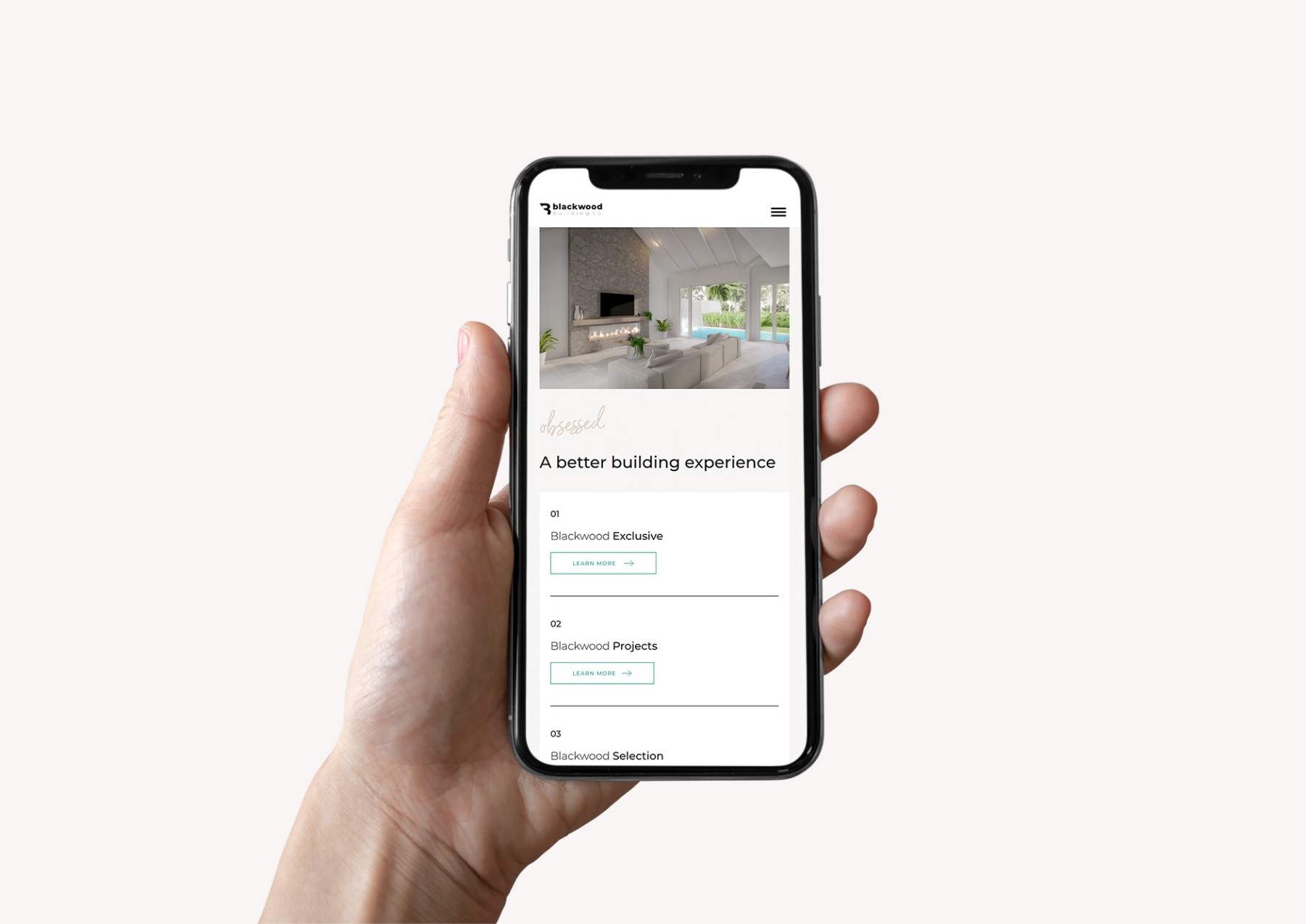 Blackwood Building Co. website design, screen 11 of 11