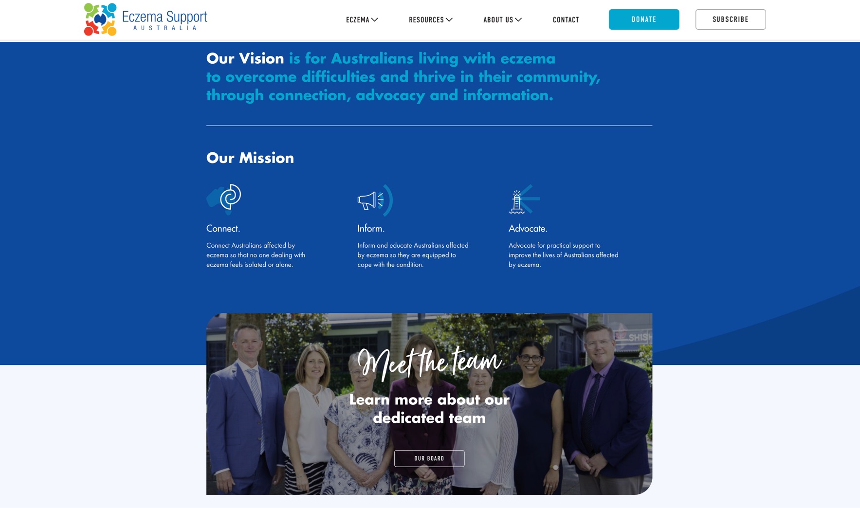 Eczema Support Australia ⋆ Portfolio ⋆ Thrive Digital Gold Coast