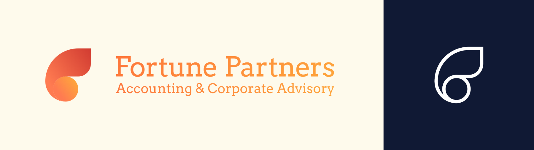 Fortune Partners website design, screen 3 of 13