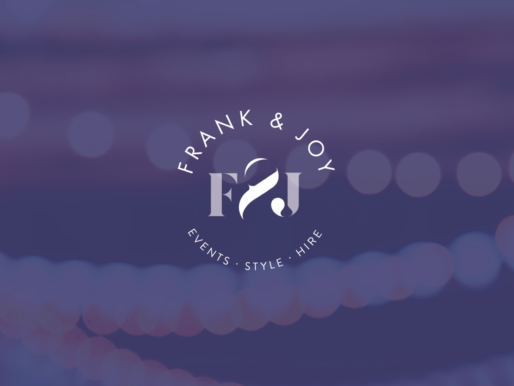 Frank & Joy website design, Entertainment