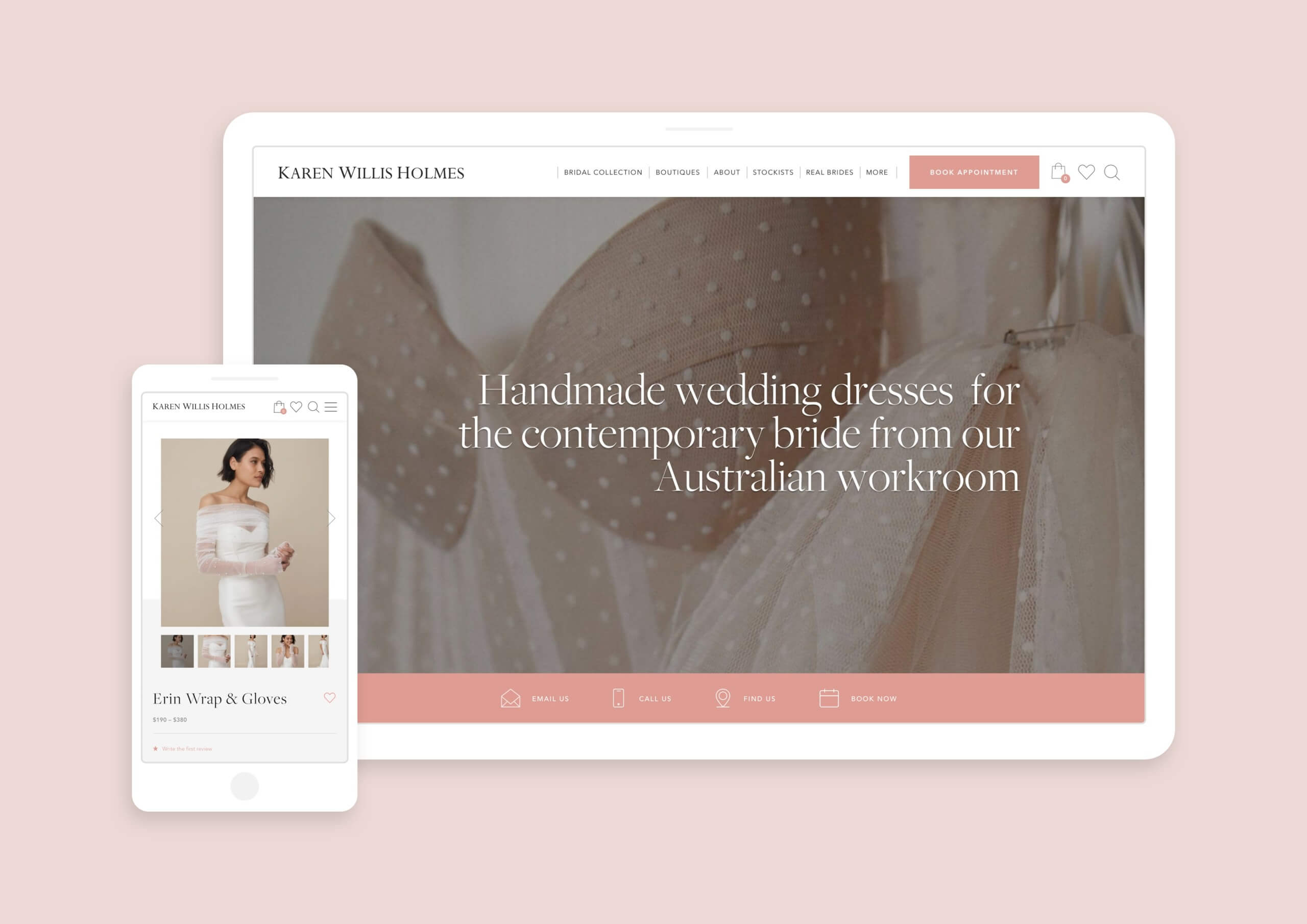 Bridal Website Design Websites for the Wedding Industry