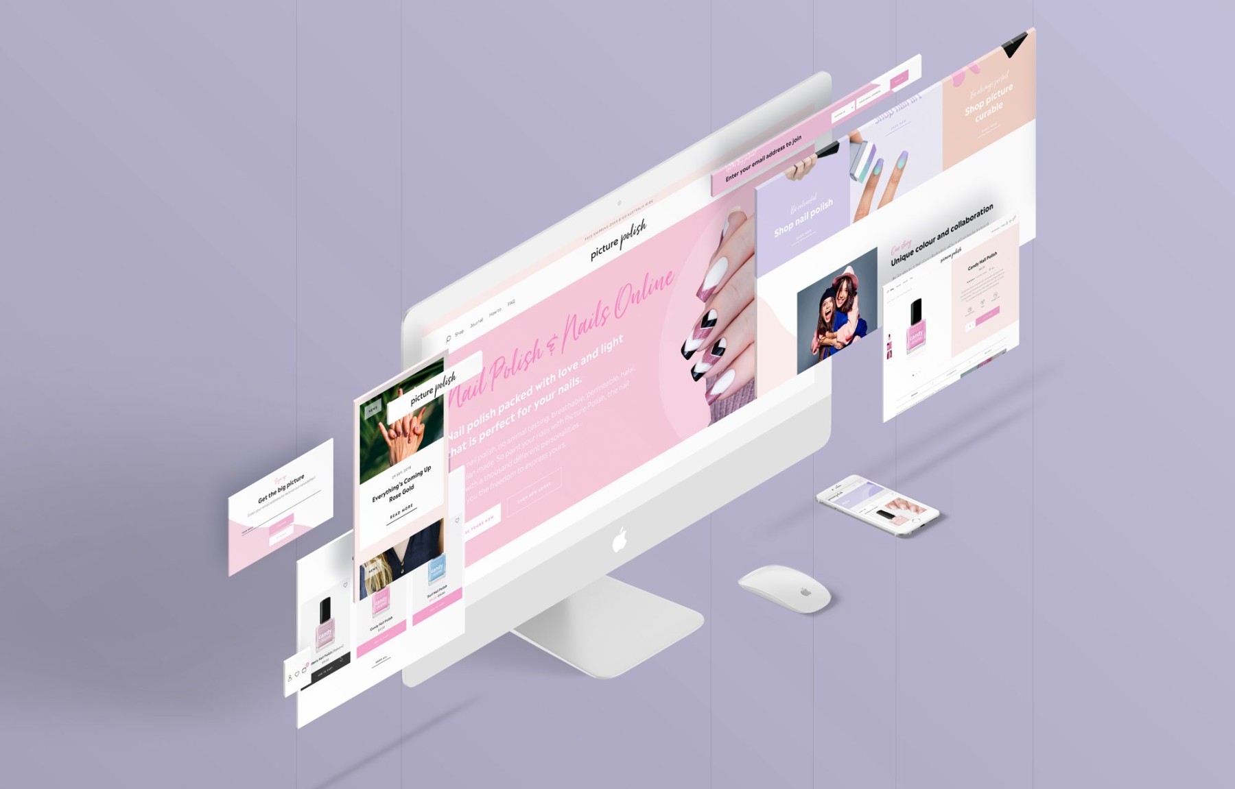Picture Polish website design, screen 1 of 7