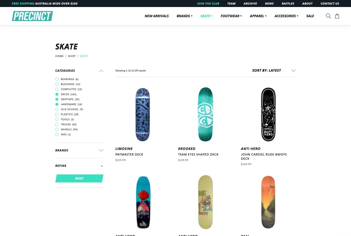 Precinct Skate Shop