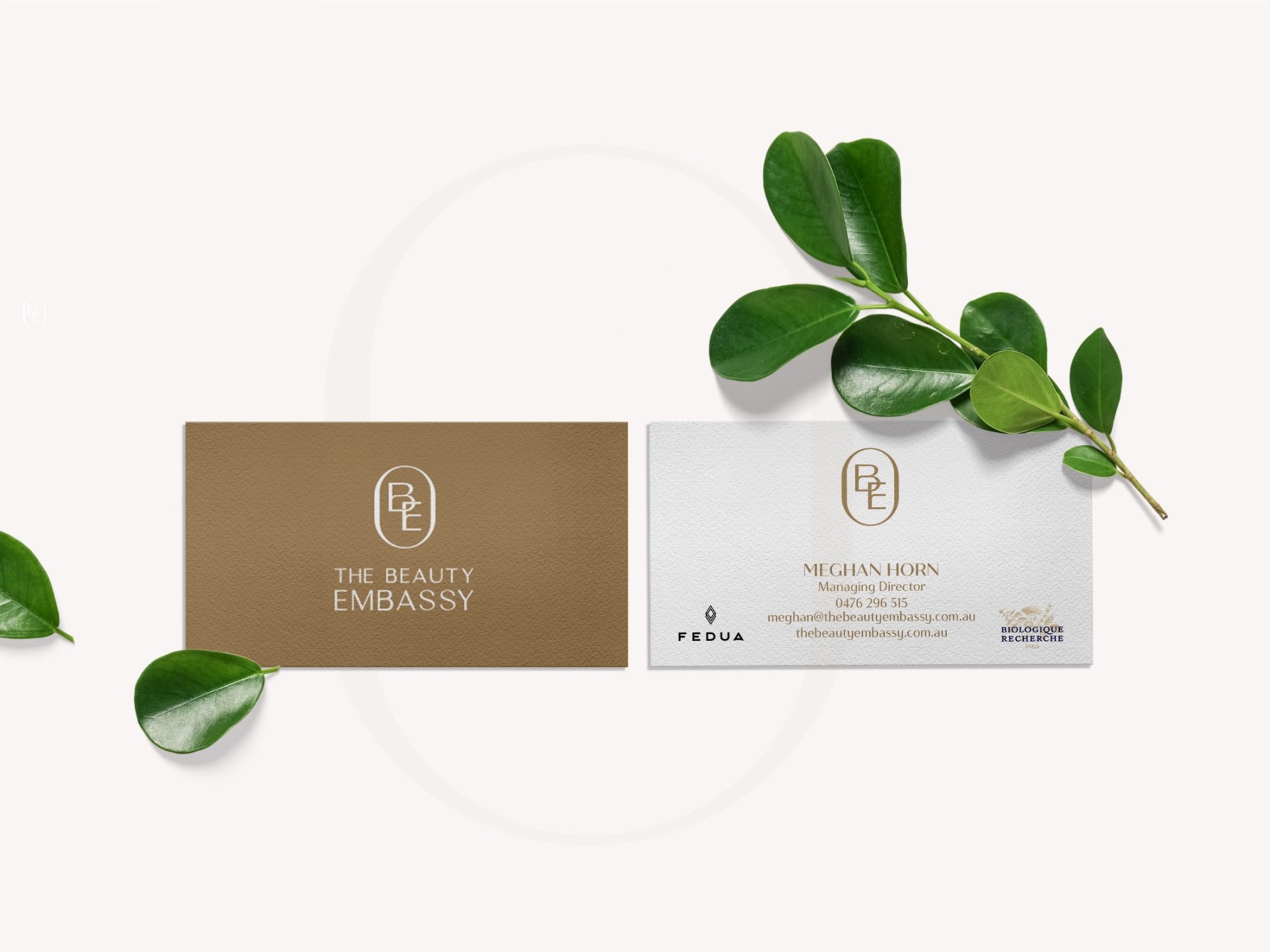 The Beauty Embassy website design, screen 4 of 9