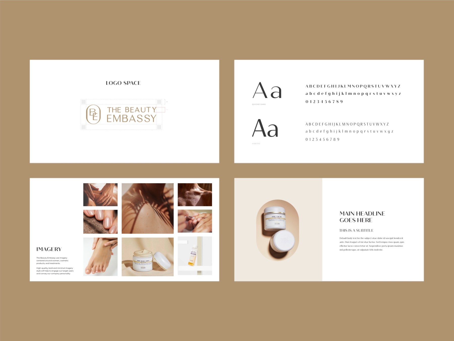 The Beauty Embassy website design, screen 2 of 9