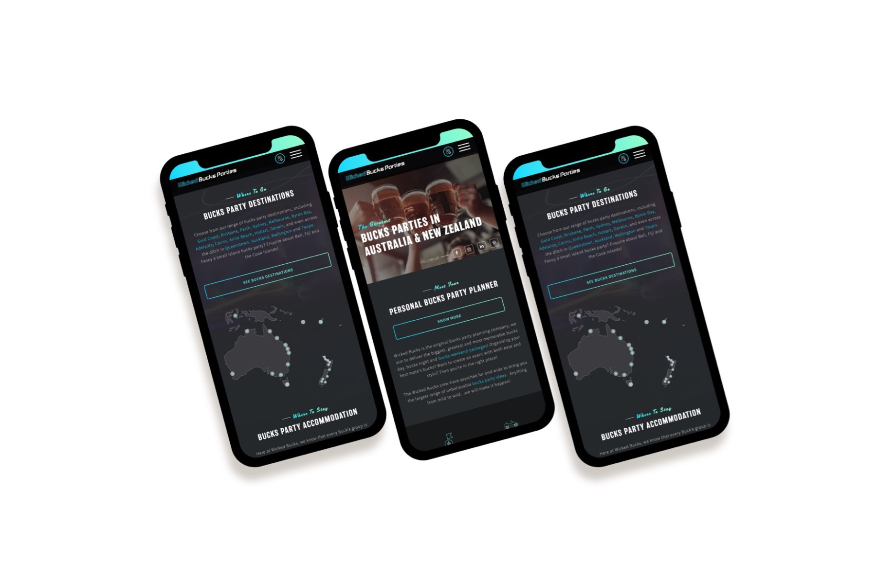 Wicked Bucks website design, screen 4 of 4
