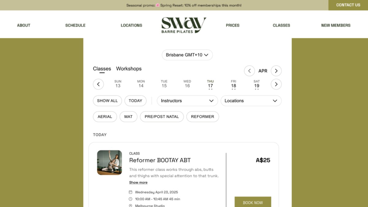 Sway Pilates